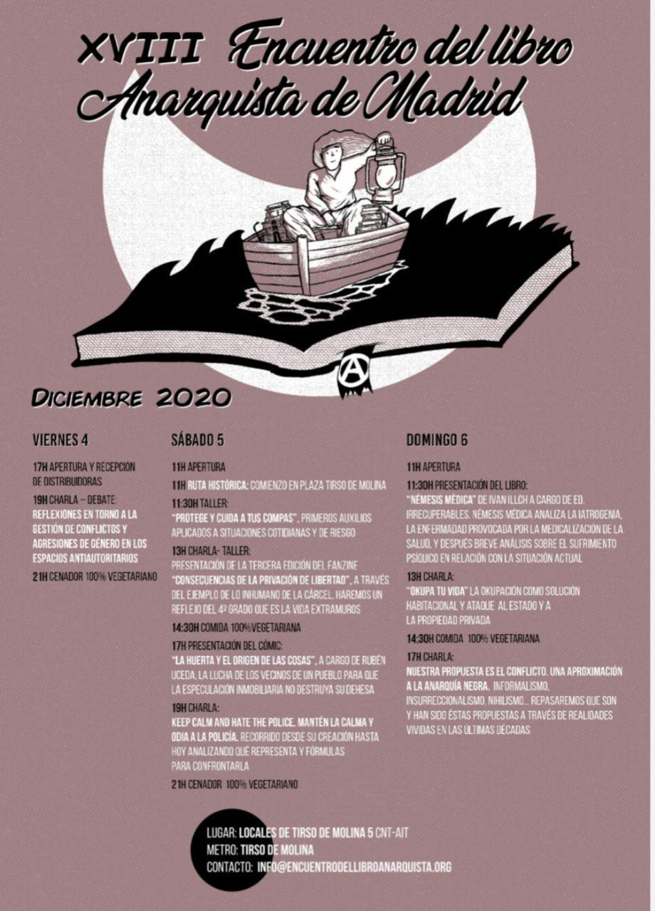 XVIII Encuentro del libro anarquista Madrid