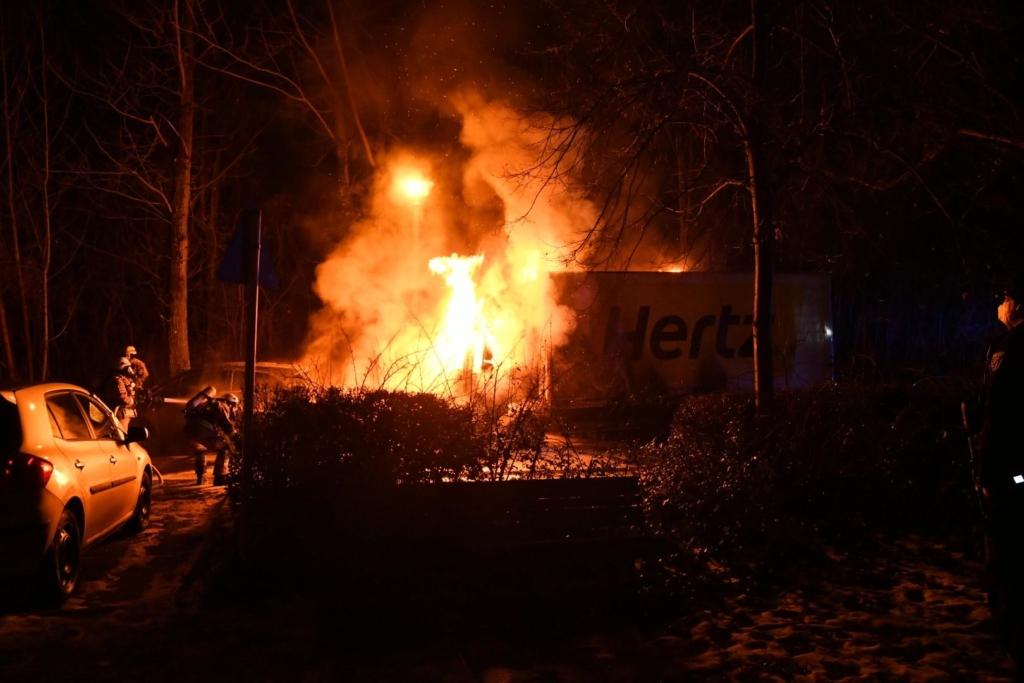Berlin, Germany: Fire for Dimitris Koufontinas
